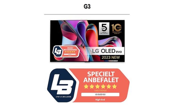 LG OLED evo G3