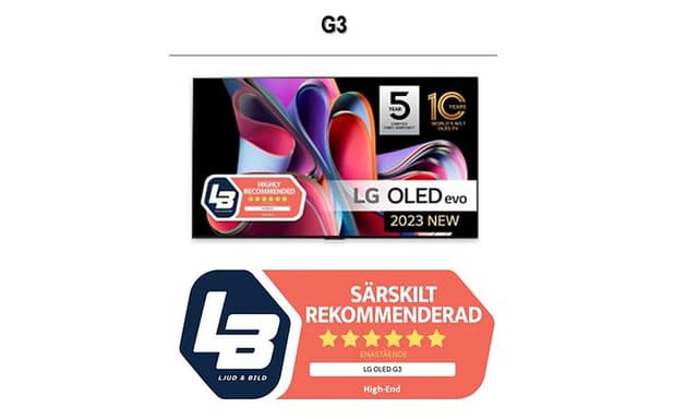 LG OLED evo G3