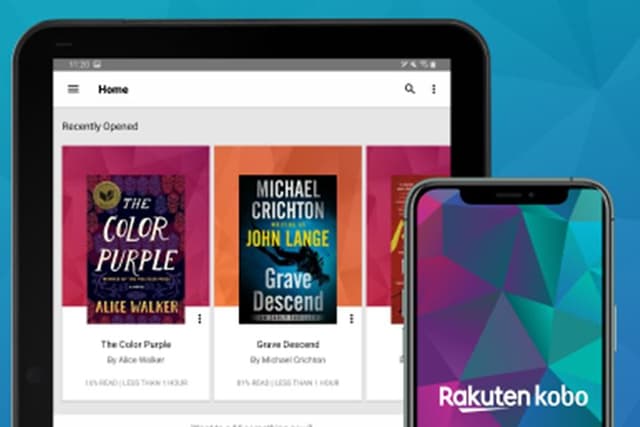 Kobo app på ipad og mobil