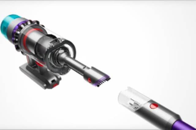 Dyson Gendetects Click-and-go innebygde støv- og fugemunnstykket