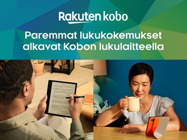 Paremmat lukukokemukset alkavat Kobo e-kirjan lukulaitteella