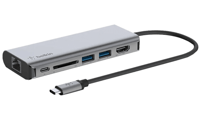 Computing - PC - USB Hub Belkin USB-C 6-i-1-adapter