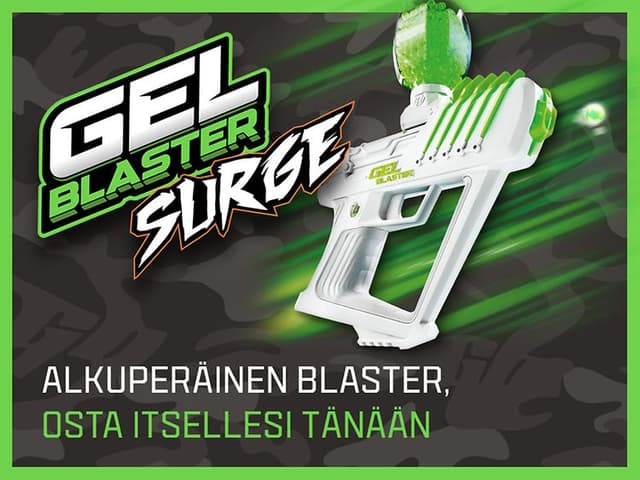 Gel Blaster -yläbanneri