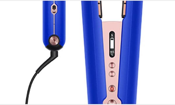 Dyson Corrale™ Special edition -suoristusrauta ja lähikuva sen virtajohdosta