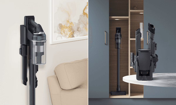 Samsung Jet 85 in the flexible charging station