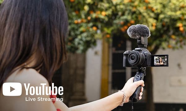 Canon EOS R10 - YouTube-direktestrømming