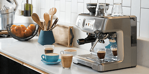 Product image on Sage espresso machine on a worktop