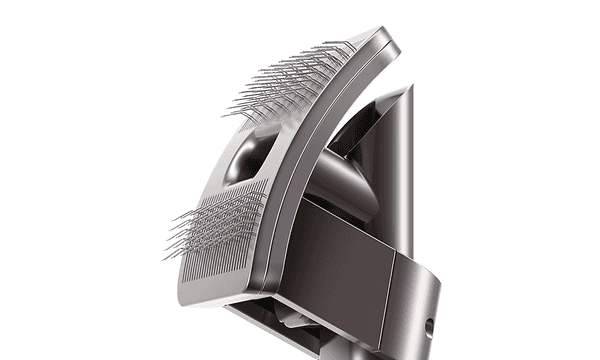 Dyson - Støvsuger - Close up af Dyson Pet Groom-børsten med børsterne ude