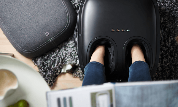 Get a reviving shiatsu massage for your feet and ankles with the re. Luxury foot massager