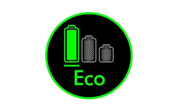 Dyson støvsugerens Eco-modusikon