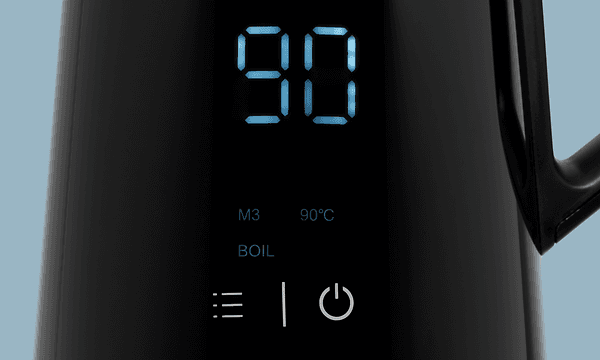 F&B digital kettle helps you prepare tea with precise temperature control