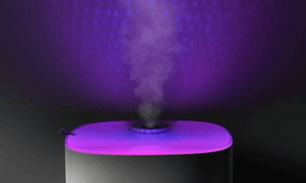 Apt Ultrasonic Cool-affugter med stemnings-skabende lys