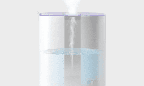 Apt Ultrasonic Cool luftfukter har 3 dampivåer og en stor vanntank