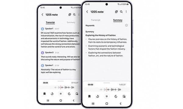 Note Assistant på en Galaxy S24