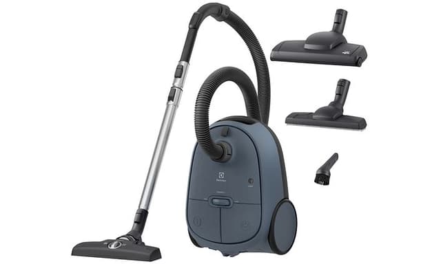 Electrolux Clean 600 Bagged støvsuger i grå med munnstykker som følger med