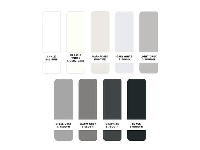 Epoq colour chart - collection - Epoq colours