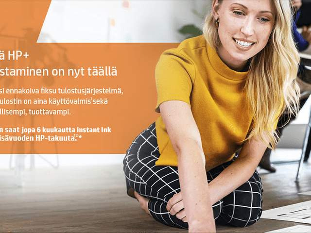 HP+ fiksu tapa tulostaa