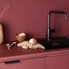 EPOQ - keittiö - Linoleumi-työtaso - burgundy