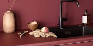 EPOQ - keittiö - Linoleumi-työtaso - burgundy