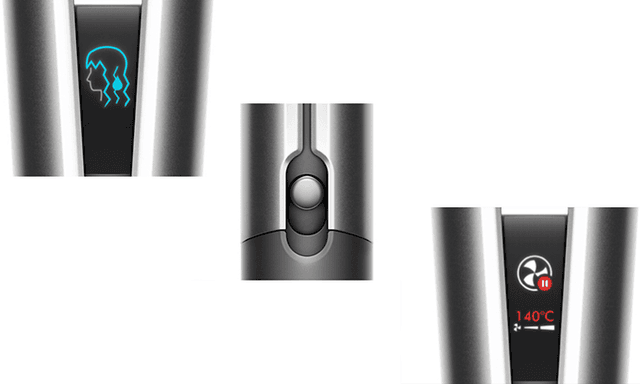 Dyson Airstrait™ ja teräväpiirtoinen LCD-näyttö