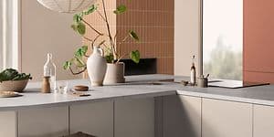 EPOQ Kitchen with kitchen fronts in colour sand - Teaser image