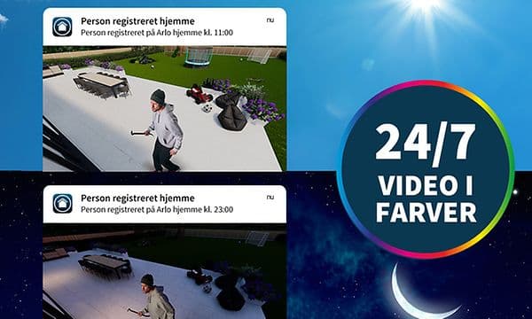 Forstærket nattesyn i farver