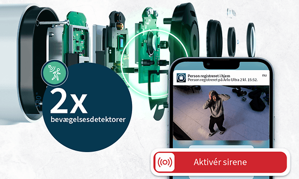 Dobbelt bevægelsessensor