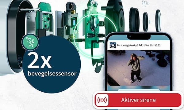 Enriched - Arlo Ultra 2 Spotlight bevegelsessensor