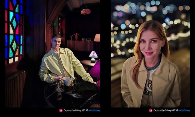 Samsung Galaxy A55 levererar fantastiska foton och videor även under utmanande ljusförhållanden