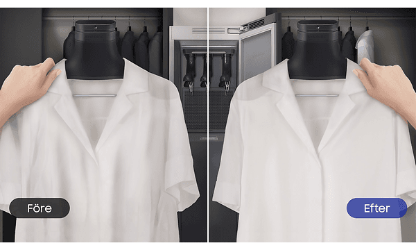 Wrinkle Care med Samsung AirDresser