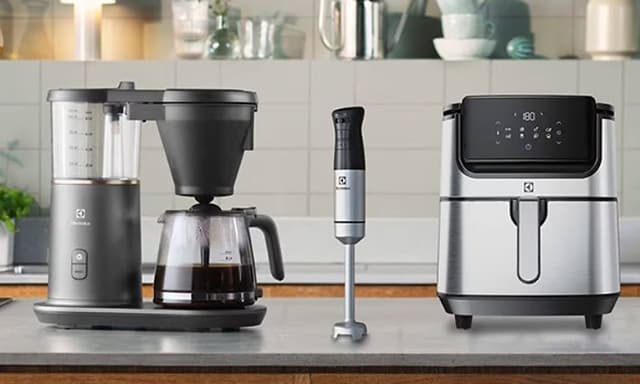 Electrolux kaffemaskine, stavmixer og airfryer
