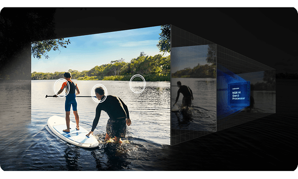 Samsung TV og AI-bilde