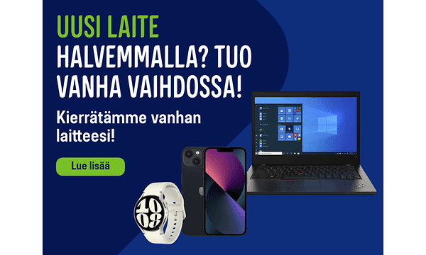 Trade in - uusi laite halvemmalla (2)
