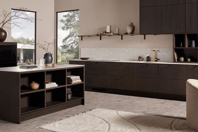 Epoq - Japandi - Epoq Edge Pillar dark oak kitchen - Teaser banner  