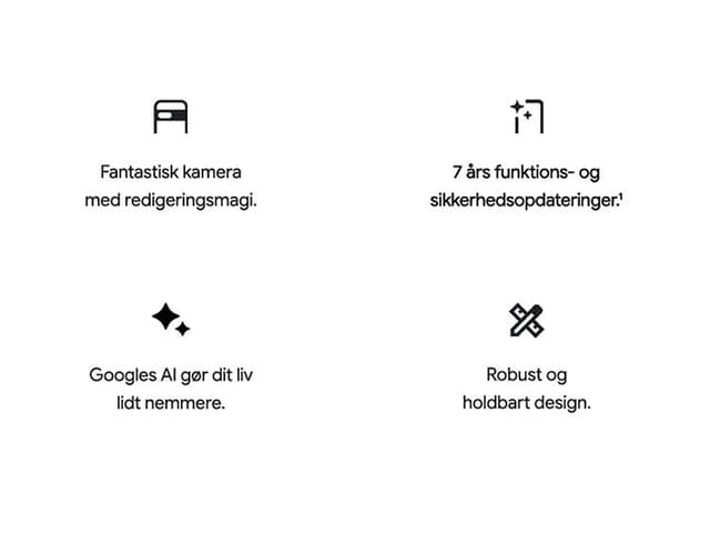 Google Pixel 8a - Nøglefunktioner