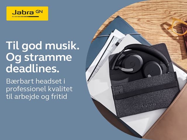 Jabra Elite Flex trådløse on-ear headphones