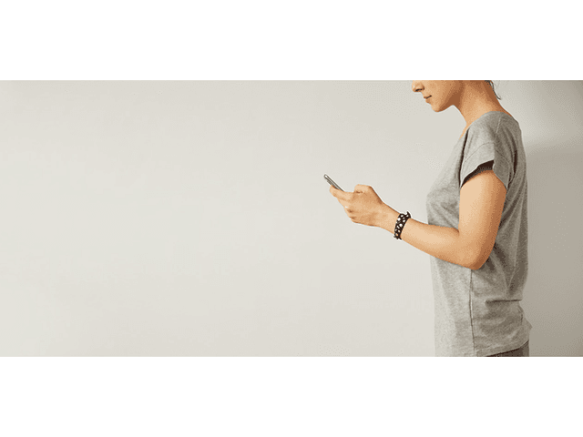 Woman with her smartphone