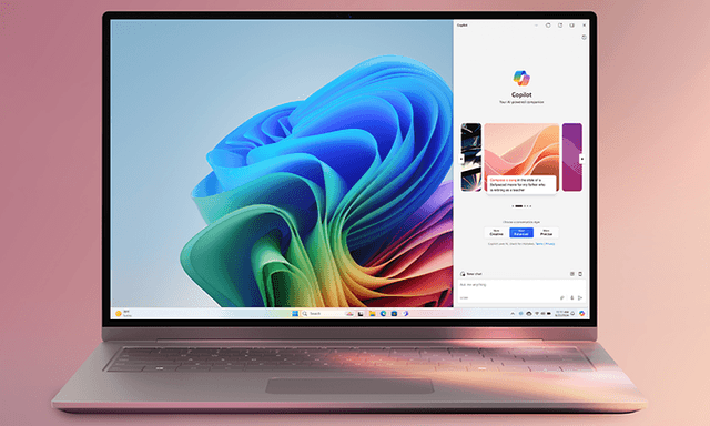 Microsoft Copilot+PC på en laptop