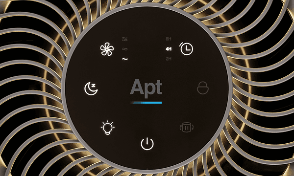 Apt air purifiers intuitive touch panel for easy control
