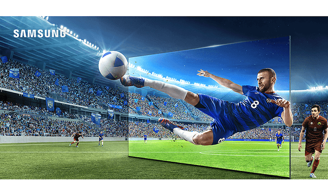 Samsung storskjerm-TVer for bedre sportsopplevelser