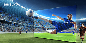 Samsung big screen TVs for greater sports viewing experiences