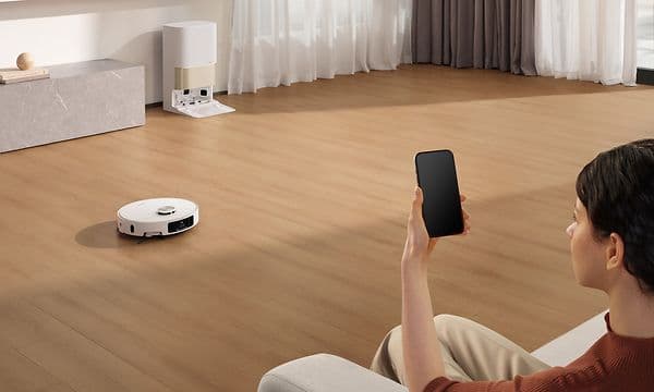 Dreame X40 Ultra styres via Dreamehome-appen