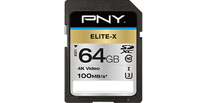 Product image of PNY Elite-X SDXC memory card