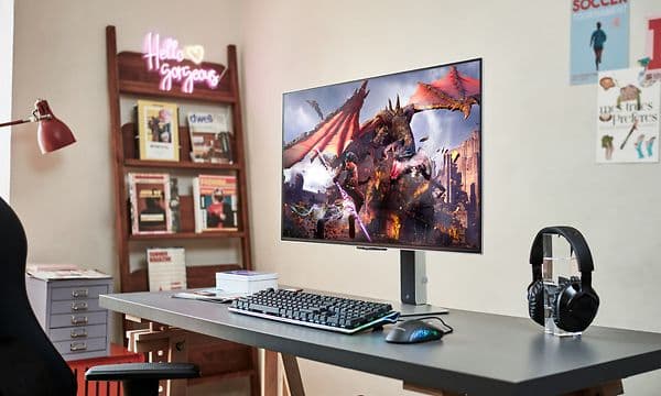 Samsung OLED G8 -pelinäyttö 4K-resoluutiolla
