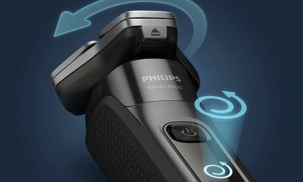 Nærbilde av Philips S7000 barbermaskin