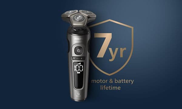 Philips S9000 Prestige barbermaskin som har 7 års levetid