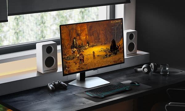 Glare-free Samsung OLED G6 gaming-skjerm