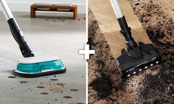 Bosch - Vacuum - Impressive performance thanks to two main nozzles