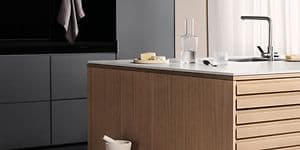Moderne køkken: Epoq Trend Blue Harmony kitchen sammen med Epoq Lamella