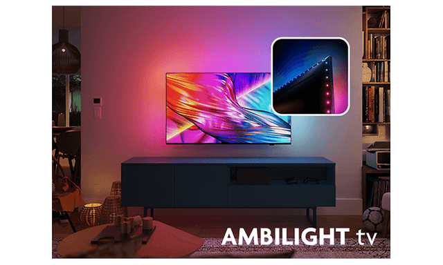 Philips TV - Ambilight TV being illustrated